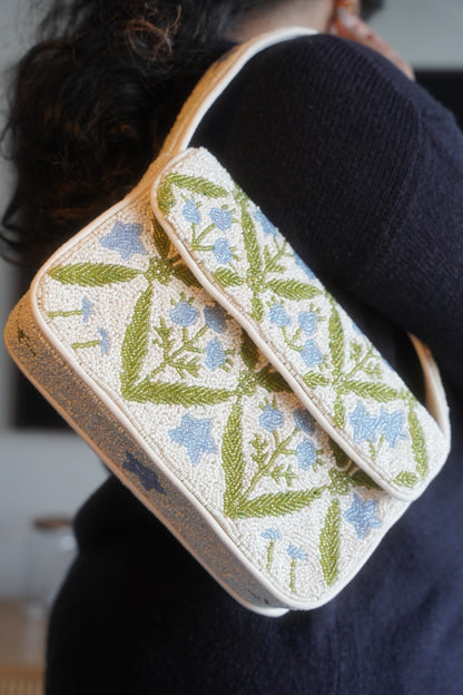 The Jaipur Florals Beaded Bag