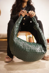 Dark Forest Cross-Woven Bag